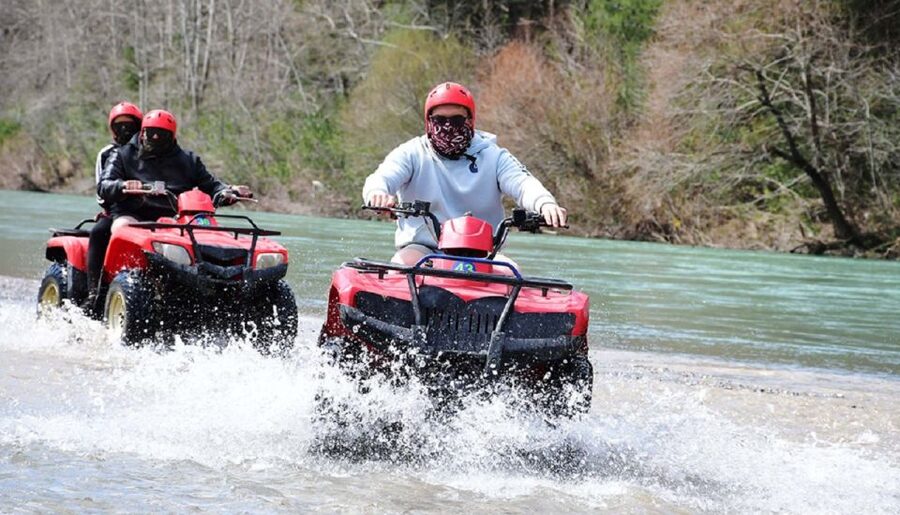 From city of Side: Taurus Mountains Quad ATV Tour - The Main Event: Taurus Off-Road Through Pines, Valleys, and Mud