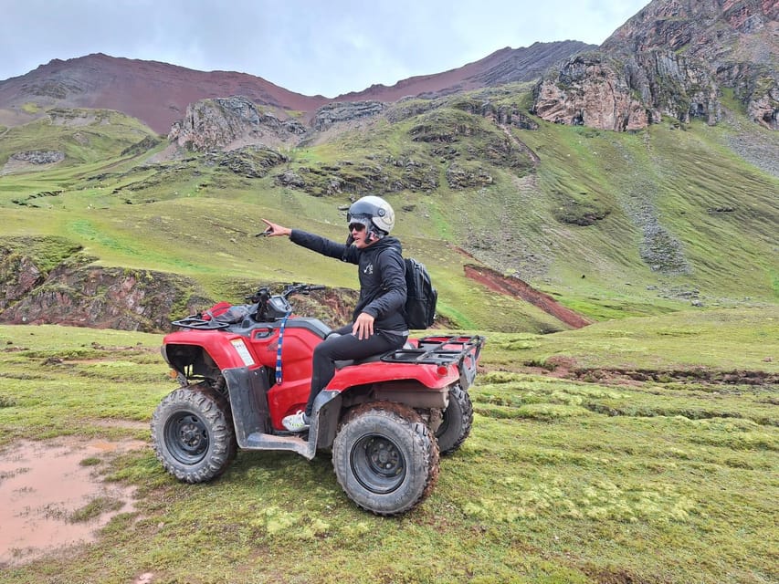 From cusco: Rainbow Mountain ATV Tour with meals - Guided Time at the Mountain: More Than Just a Look