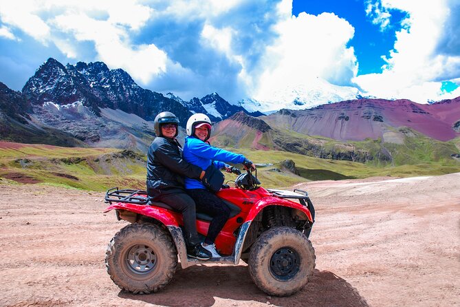 From Cusco: Vinicunca Rainbow Mountain ATV Tour with Meals - Heading to the ATV base: instruction and a short ride that changes the whole day