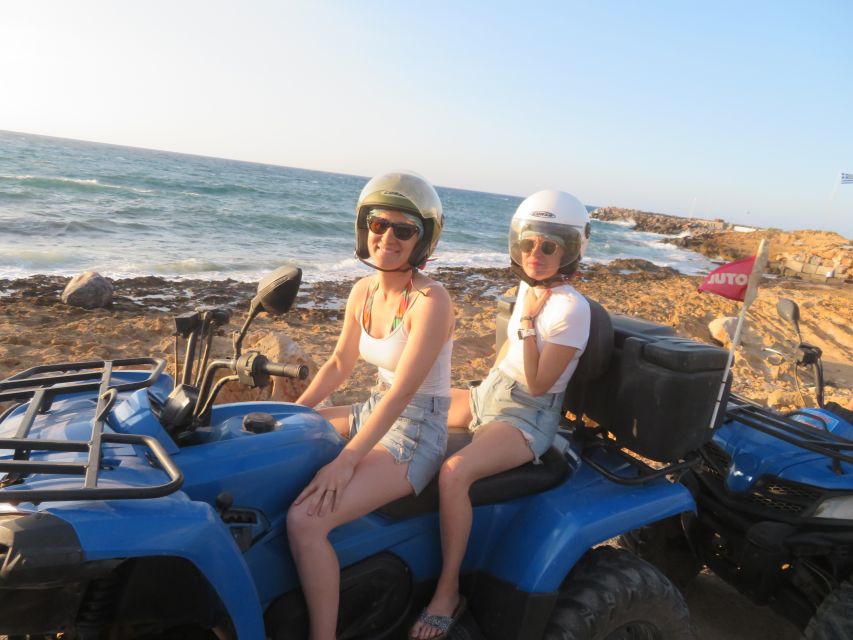 From Hersonissos/Malia: Guided Sunset Quad Safari - Safety briefing and getting set up with a 520cc ATV