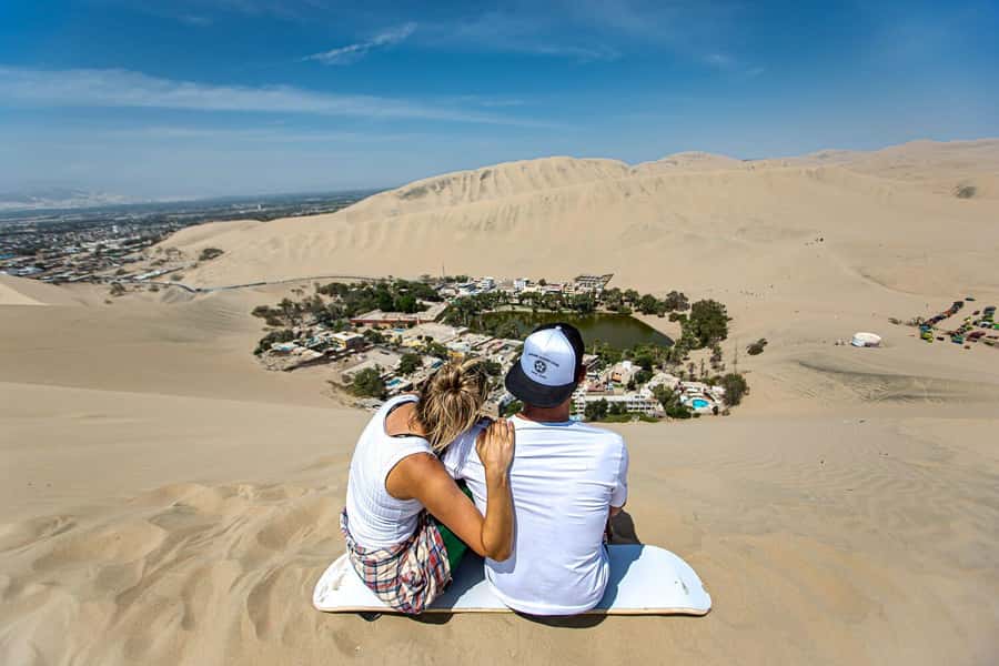 From Huacachina: Sandboarding and Dune Buggy Tour + Income - How the Tour Runs: Lagoon Pickup, 10 km Out, and Photo Stops