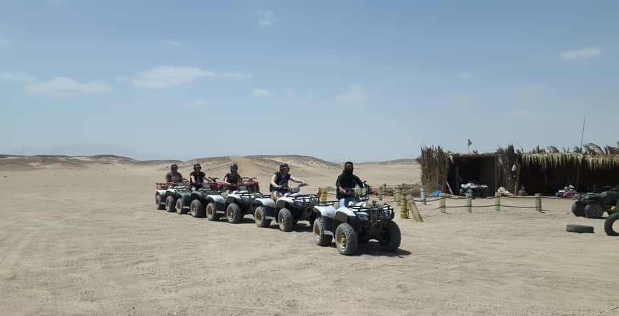From Hurghada: Makadi Bay ATV Tour - Two hours of ATV riding: sandbanks, mountains, and the coast