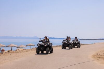 From Kolymbari: Ancient Diktyna & Hidden Beach Quad Safari - Odigitria Monastery stop: calm before the off-road