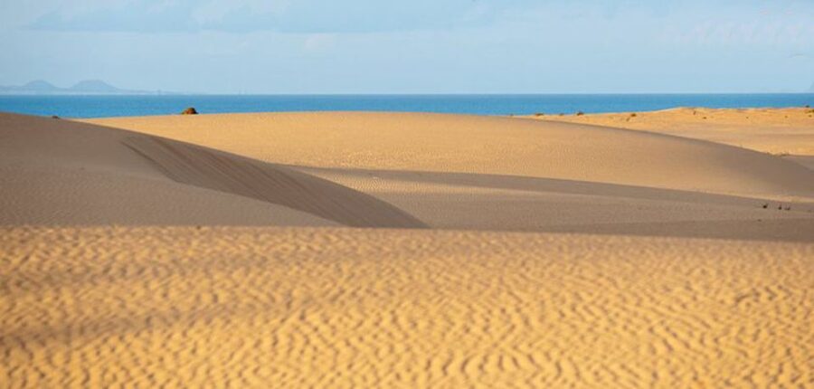 From Lanzarote: Corralejo Buggy Safari - From Playa Blanca to Corralejo: the fast-boat start