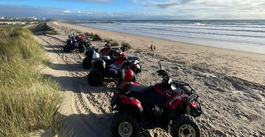 From Lisbon: Atlantic Coast Guided Quad Bike Tour - From fossil cliffs to a WWI military compound: the ocean comes early