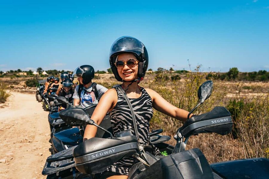 From Malta: Gozo Quad Bike Tour & Comino Boat Tour w/ Lunch - Lunch in Sannat: traditional food, timed for energy, with one caveat