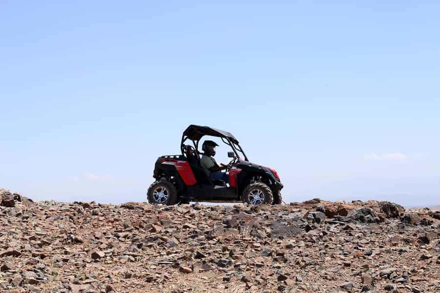 From Marakkesh: Half Day Buggy Adventure in Agafay Desert - 800cc Dune Buggy riding: safety, speed, and how the route is chosen