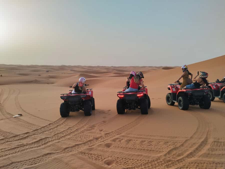 From Marrakech 3 Days Desert Merzouga with Camel & Quad bike - Camel Trek at Sunset and a Berber Night Under Stars