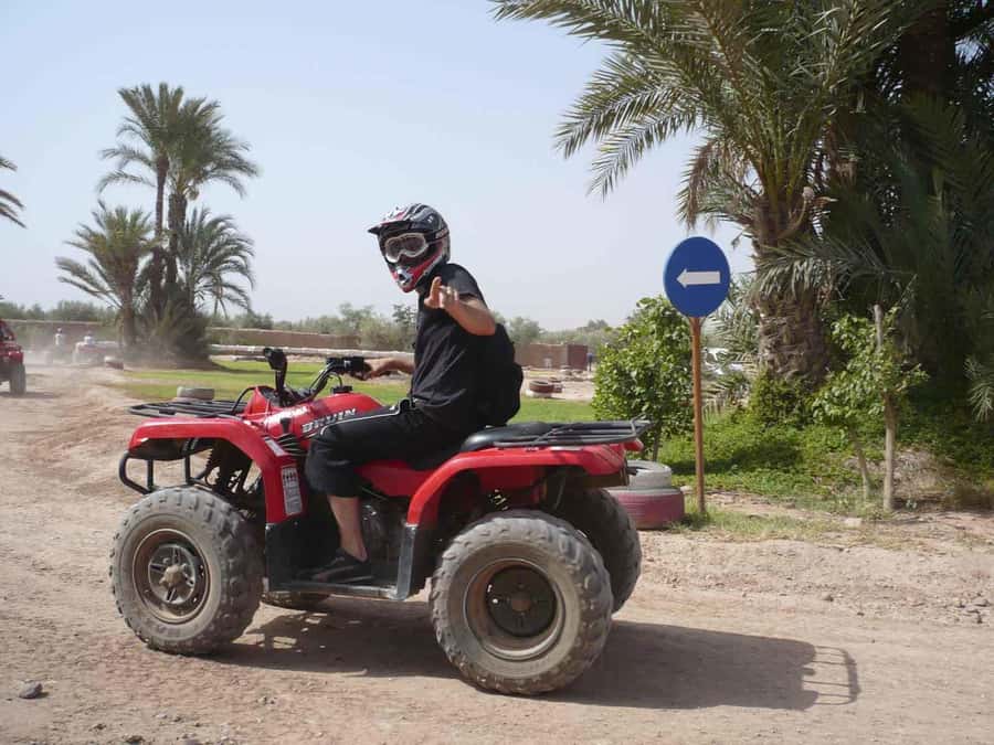 From Marrakech: Adventure Quad Ride in La Palmeraie - Photos, water stops, and what counts as extras