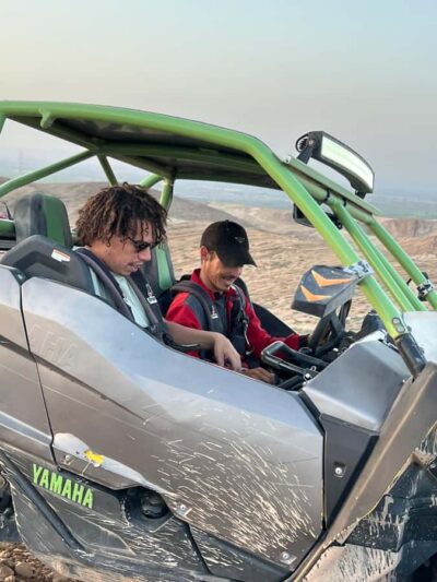From Marrakech: Agafay Desert Buggy 1Hour & Dinner Show - The pickup drive: you start with an actual plan