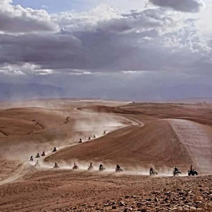 From Marrakech: Agafay Desert Dinner with Quad & Camel Ride - The Drive to Camp and The Dinner Setup You Actually Want