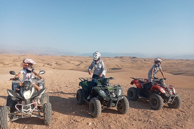From Marrakech: Agafay Desert Quad Biking at Sunset & Dinner Show - The Berber Tent Dinner Show: Moroccan food plus fire and dancing