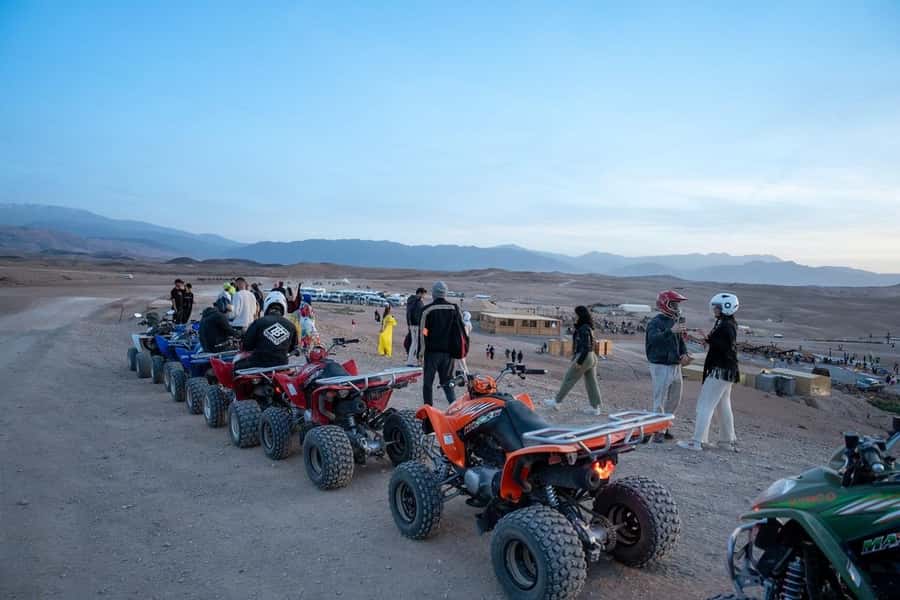 From Marrakech: Agafay Desert Quad Biking with Dinner & Show - Campfire Energy: Live Music and the Fire Show Factor