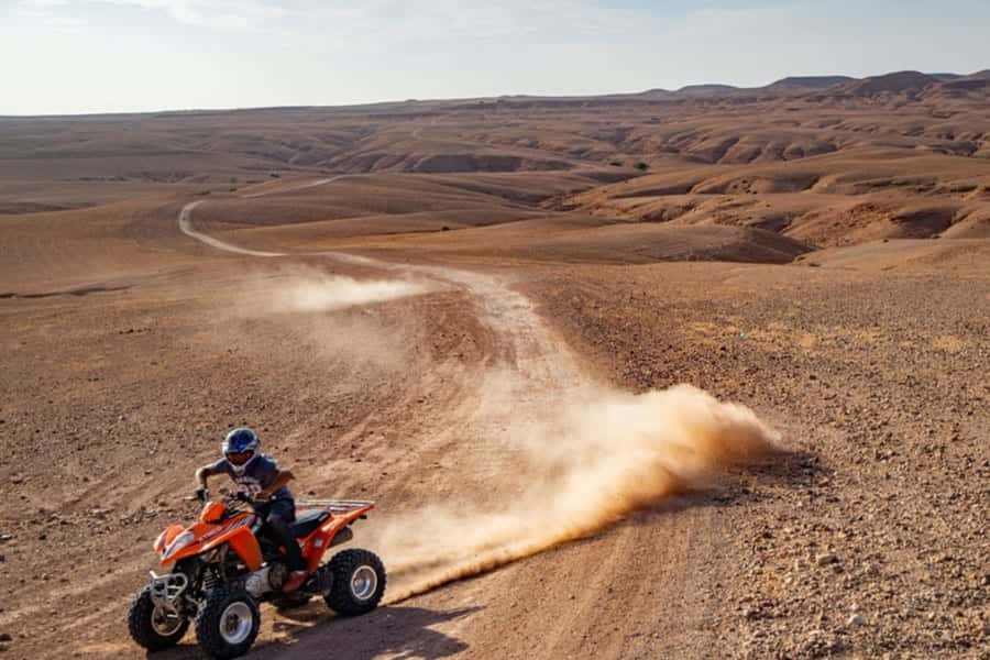 From Marrakech: Agafay Desert Sunset, Quad Biking, & Dinner - How the guide can affect your whole day