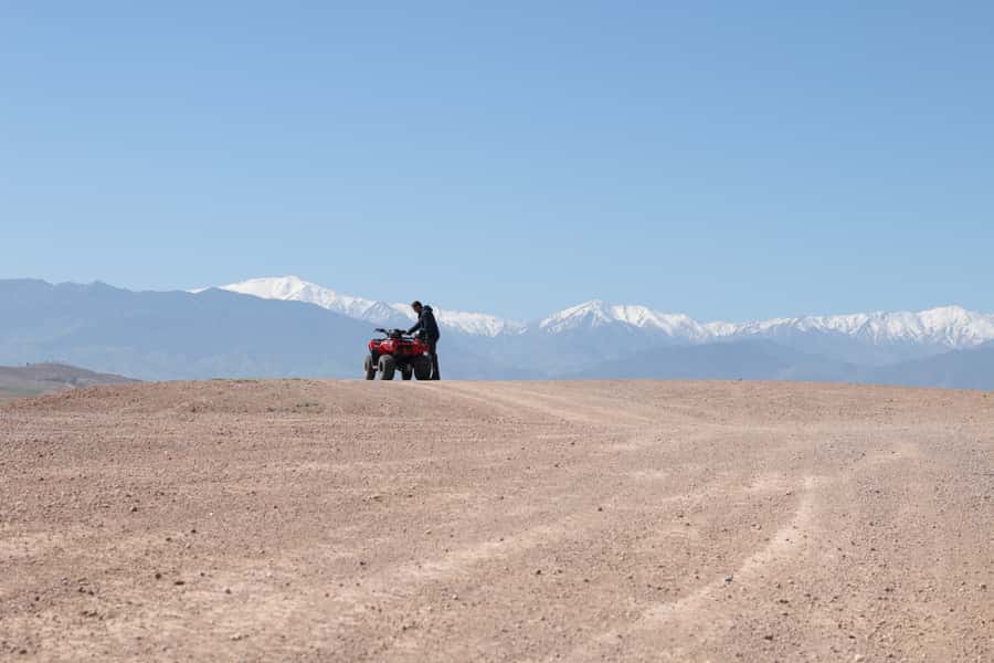 From Marrakech: Guided Quad Biking Tour in Agafay Desert - The tea break that turns a ride into a moment