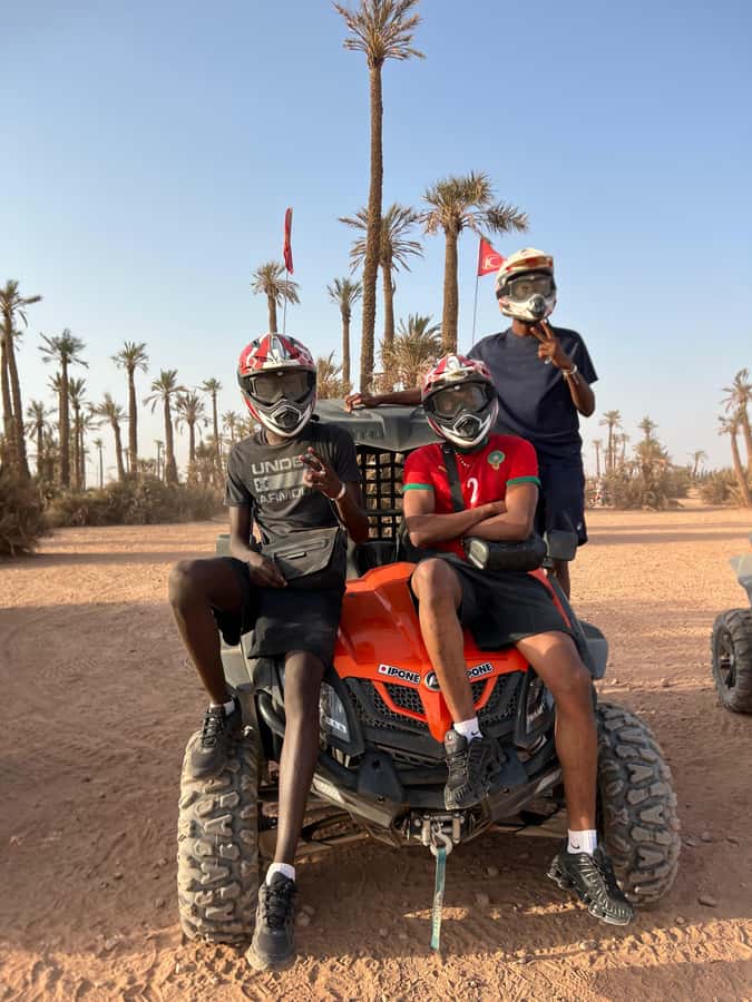 From Marrakech: Palm Grove Quad Bike Tour with Mint Tea - Through the palm grove: the desert changes color (and your mood)