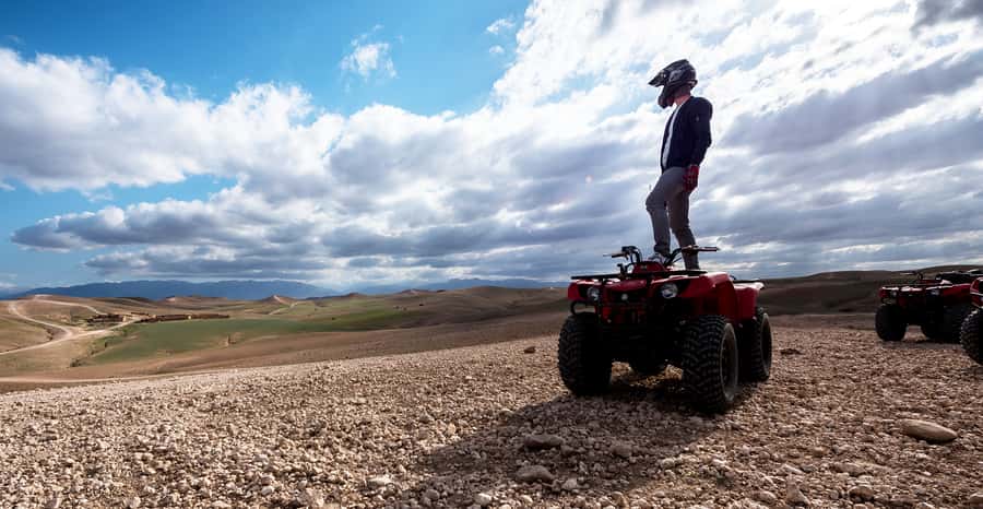 From Marrakech: Premium Agafay Desert Half-Day Quad Biking - Getting Out of Marrakech: Pickup to the Agafay Quad Base