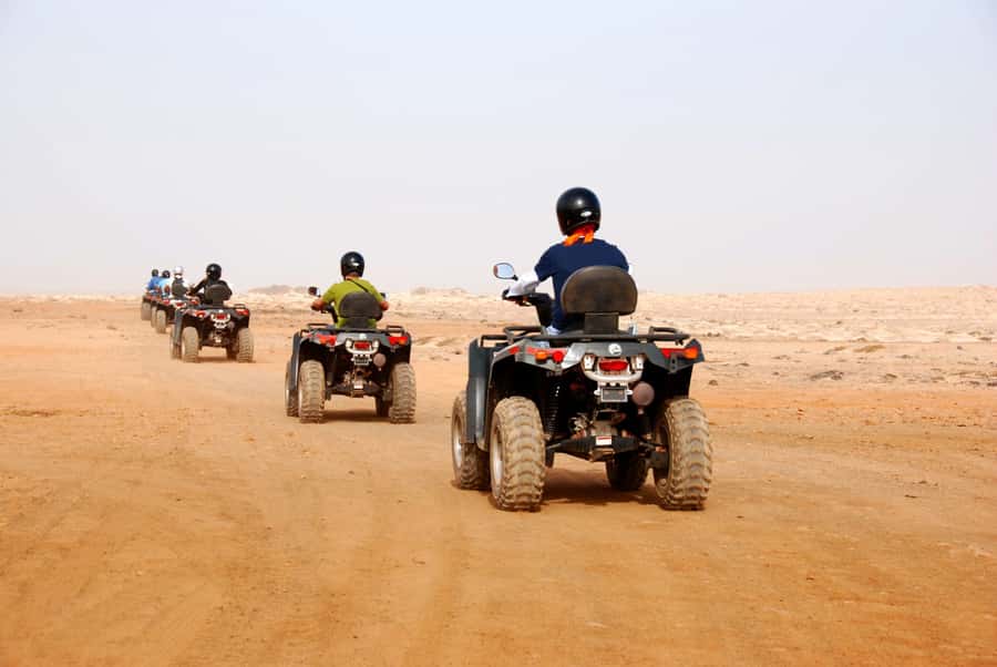 From Marrakesh: Agafay Desert Quad Biking, Camels & Dinner - Pickup from Marrakech and the Drive to Agafay Outskirts