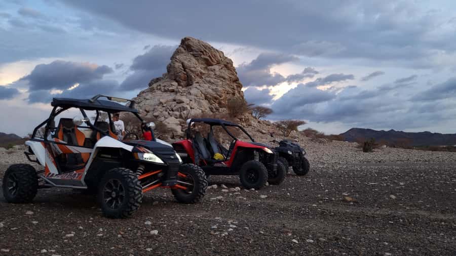 From Muscat: Self-Drive ATV Adventure in Wadi Al Rak - Learning to Drive on Uneven Ground Without a License