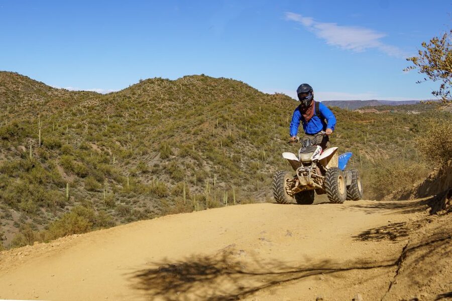 From Phoenix: Sonoran Desert Guided ATV Training - The Test Course: Turns, Bumps, and Hills Where Skills Click