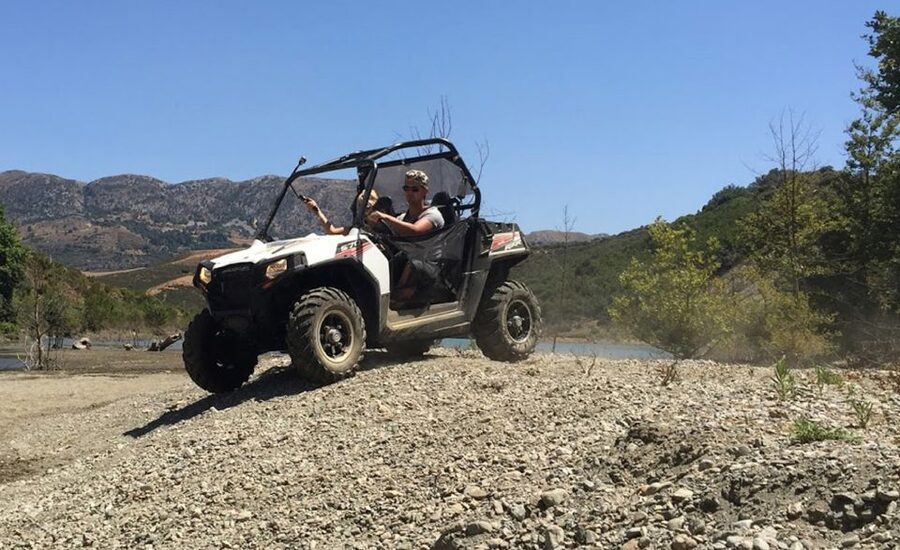 From Rethymno: Half-Day Off-Road Buggy Safari - Getting kitted up in Rethymno: where the adventure starts