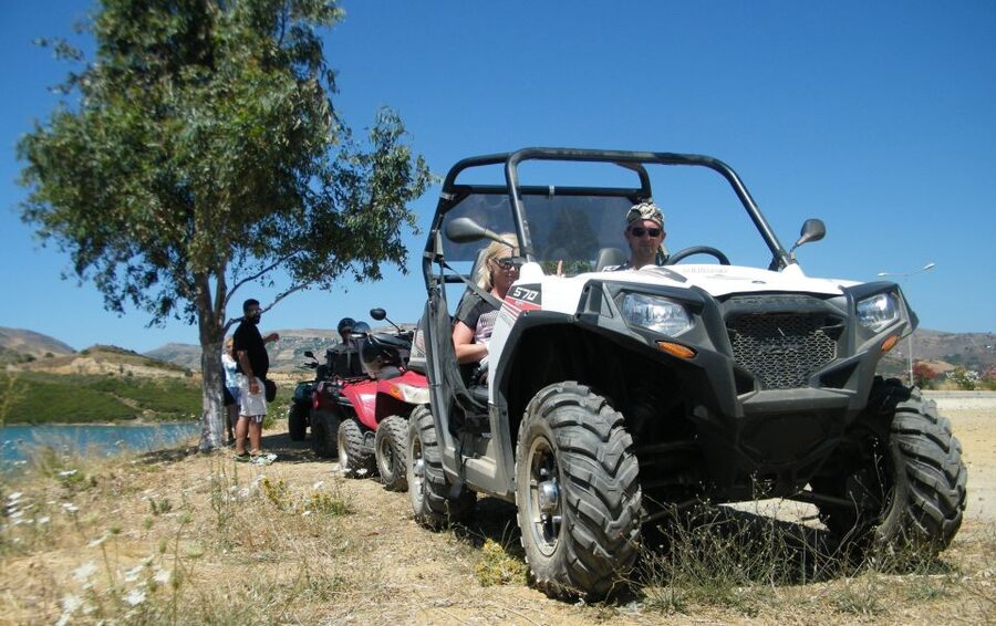 From Rethymno: Half-Day Off-Road Buggy Safari - Prassies snack stop: a quick taste of village life