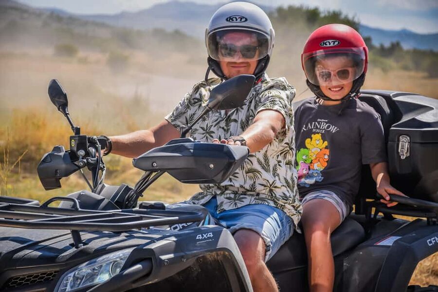 From Split: ATV Dinara Mountain Tour with Picnic - Safety gear, automatic quads, and who should not ride