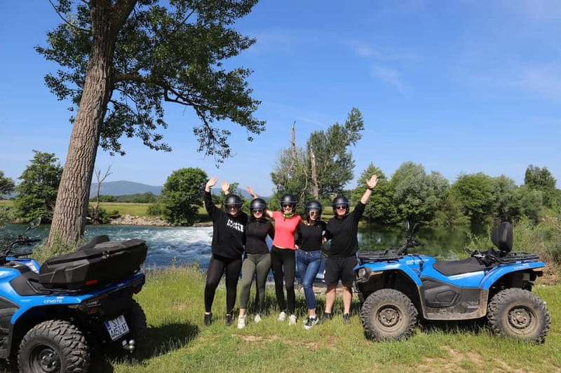 From Split: Three Rivers Quad Tour with Swimming and Lunch - Grab River, Old Mills, and the Scenic Dirt-Road Return