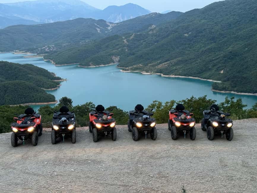From Tirana : Bovilla Lake ATV/Quad Bike Tour - Why Lake Bovilla on a quad beats the usual Tirana outing