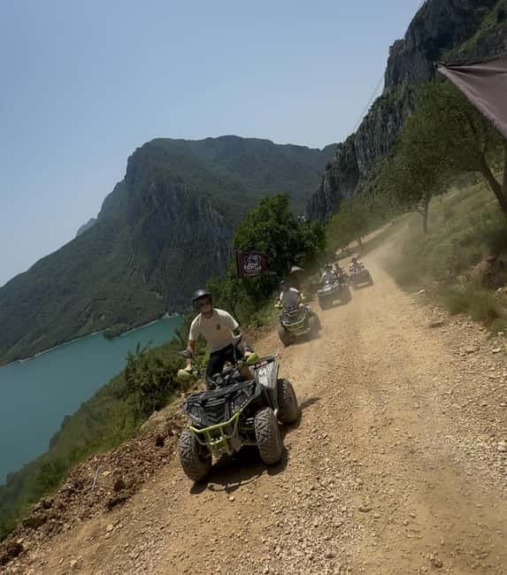 From Tirana: Bovilla Quad Highlights Tour - The 40-Minute Off-Road Ride: What the Trails Feel Like