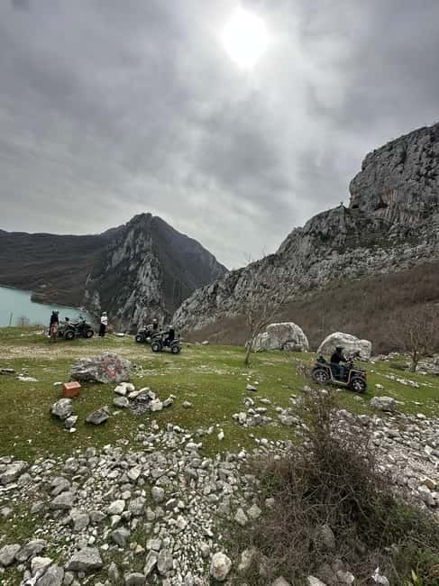From Tirana: Bovilla Quad Highlights Tour - Bovilla Lake Photo Stop: The Signature View, With a Breather Built In