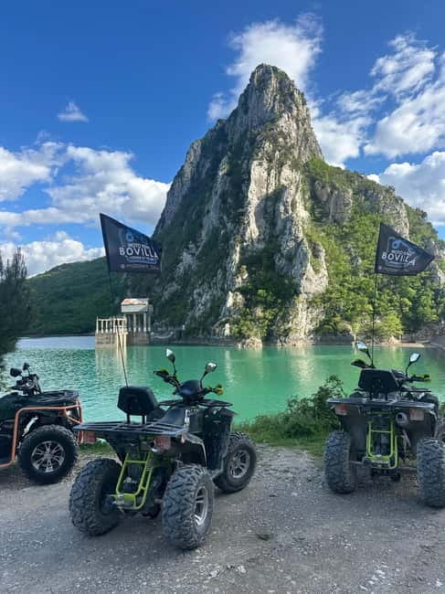 From Tirana: Bovilla Quad Highlights Tour - The Uphill Push to the Panoramic Viewpoint and Restaurant