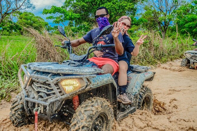 Full-Day Adventure with ATV, Party Boat, Snorkel & Coffee Tasting - Macao Cave Swim Time in a Taino Cave With Blue Water