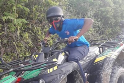 Full Day ATV, Ricks Café, Beach and Shopping Tour from Montego Bay - Green Island ATV: muddy trails, obstacles, and a first-timer-friendly vibe