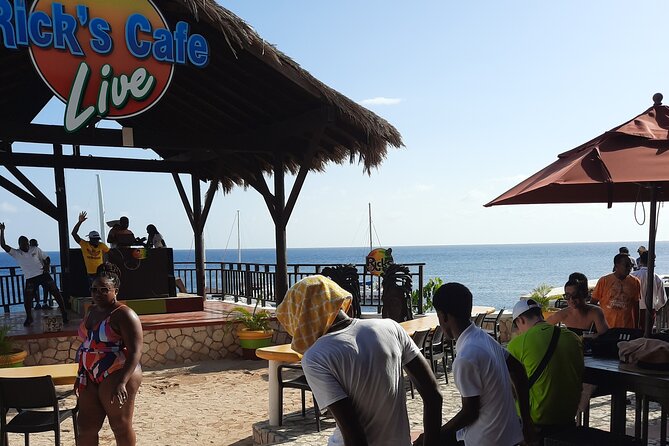 Full Day ATV, Ricks Café, Beach and Shopping Tour from Montego Bay - Rick’s Café: party energy plus cliff-edge thrills, at your pace
