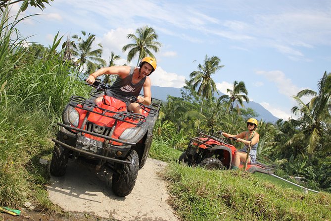Full-Day Bali Adventure Tour with Quad Bikes and Rafting - Rafting on the Ayung River: Waterfalls, Safety Gear, and Stairs