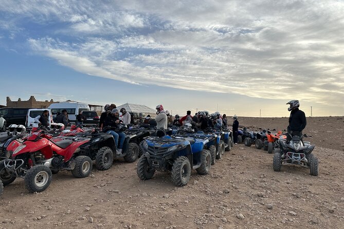 Full Package Agafay Desert, Quad Bike, Camel Ride and Dinner show - The day timeline: pickup, crew briefing, and a steady flow of activities