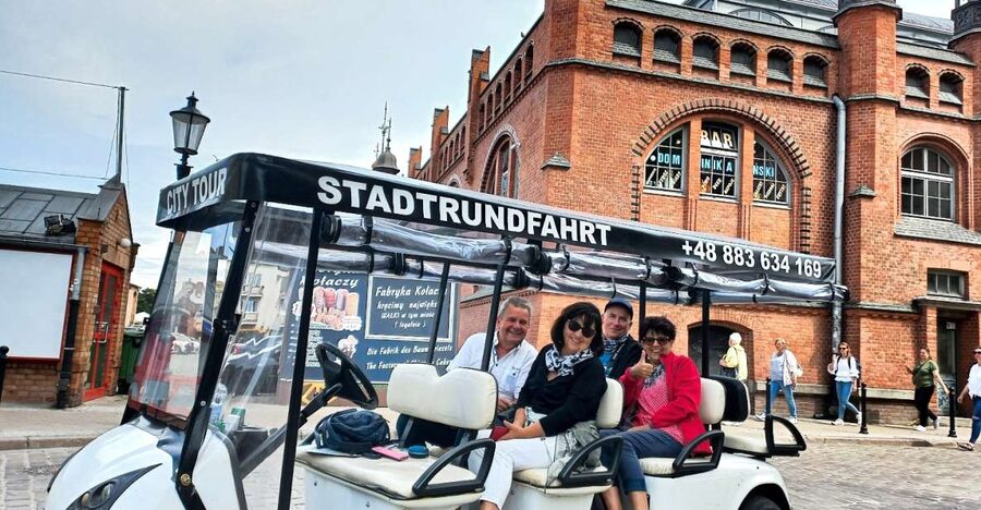 Gdansk: City Sightseeing Tour by Golf Cart/Buggy Guided Tour - Golden Gate to St. Mary’s Church: the postcard start that actually has meaning
