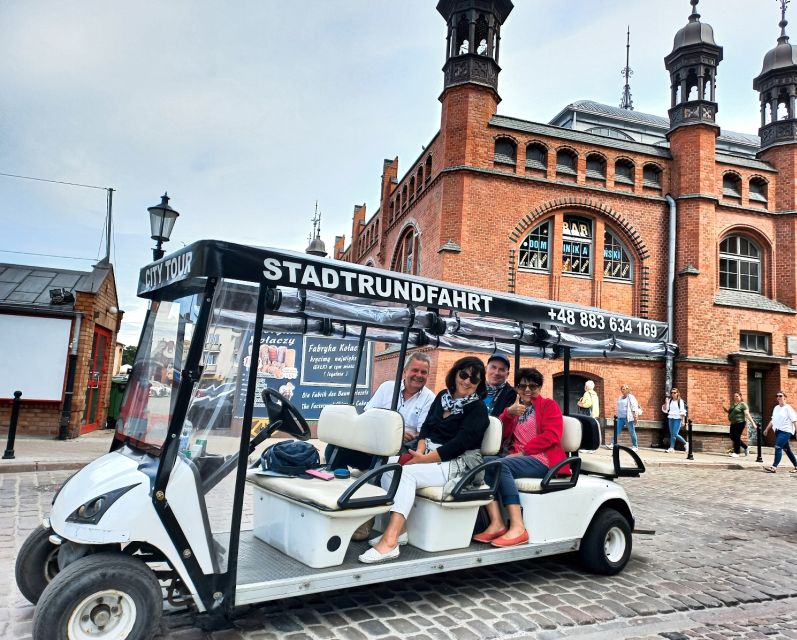 Gdansk: City Sightseeing Tour by Golf Cart/Buggy Guided Tour - Churches and amber: St. Bridget’s Church and the Amber Museum