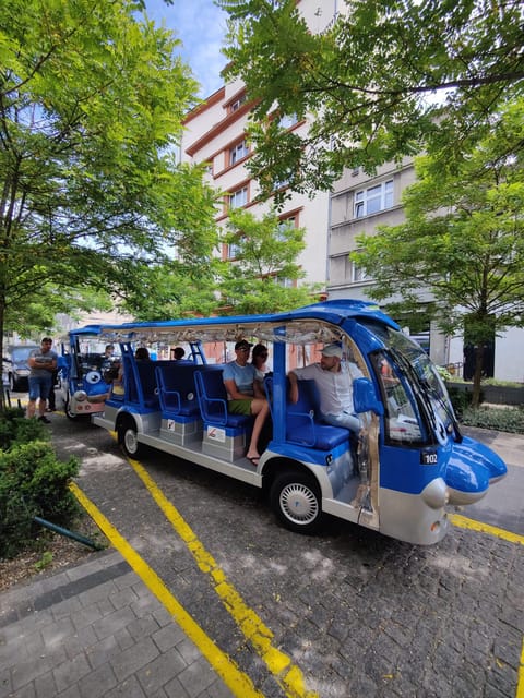 Gdansk: City Sightseeing Tour Eco Electric Buggy Golf Cart - WWII Commentary and the Westerplatte Connection: Meaning Behind the Monuments