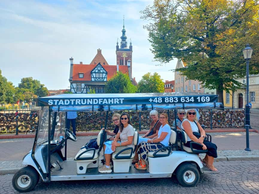 Gdansk: Top Unlimited Beer & Highlights Tour by Golf Buggy - The Great Harbor Crane: medieval trade in one unforgettable object