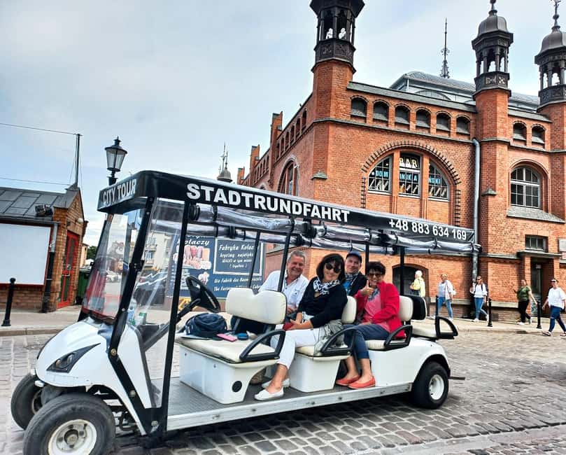 Gdansk: Top Unlimited Beer & Highlights Tour by Golf Buggy - The beer element: unlimited local cans, good timing, and responsible fun