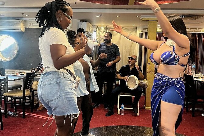 Giza Pyramid tour with ATV,Camel,Lunch,shopping,Dinner Show - Nile dinner cruise at 6 pm: belly dancing, open buffet, and tanora show