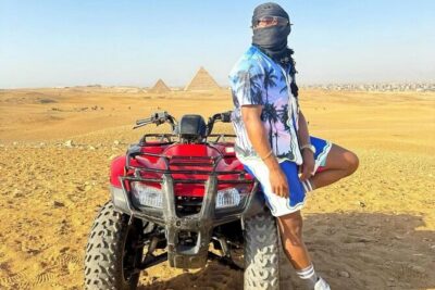 Giza Pyramids, Camel ride and Shopping with ATV Quad bike - Hotel pickup, air-conditioned transport, and a lunch break that helps