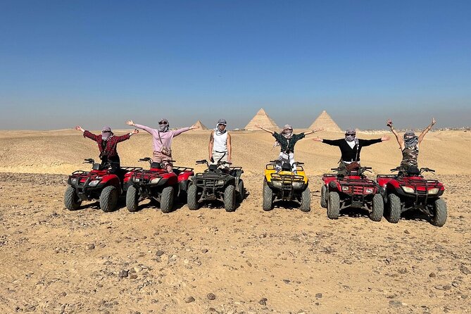 Giza Pyramids, Camel ride and Shopping with ATV Quad bike - Quad bike around the pyramids (1 hour): adrenaline with rules you should respect