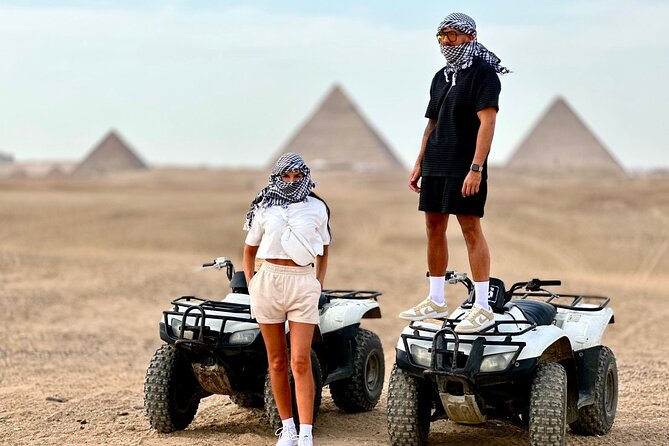 Giza pyramids,Sphinx,ATV bike,Camel ride, Dinner cruise& shopping - Your guide matters: what you can learn and what helps your day