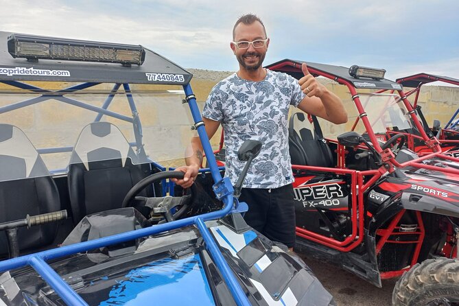 Gozo Full Day Buggy Tour with Boat Ride - Victoria and Qbajjar Bay, plus Comino sail-pasts on the way back