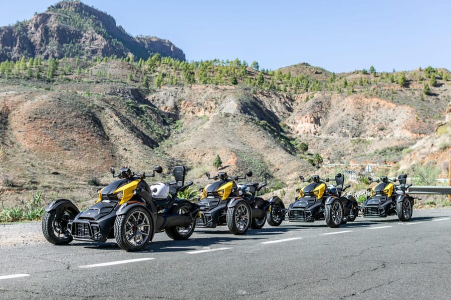 Gran Canaria: Can-Am Ryker 3-Wheel Motorcycle / Buggy / Quad - City option around Maspalomas: easier riding, same wow factor