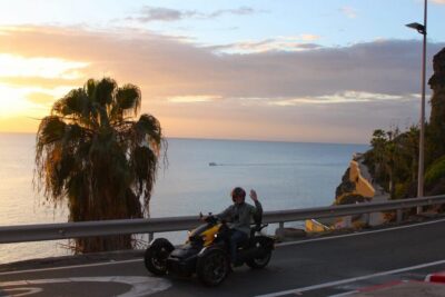 Gran Canaria: Can-Am Ryker 3-Wheel Motorcycle / Buggy / Quad - Mountain route to Fataga: where the driving turns into the view
