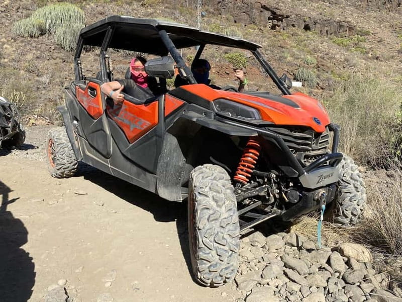 GRAN CANARIA: FAMILY MONSTER BUGGY <em>4 SEATS -LONG TOUR 2.5HR – Key Highlights You’ll Care About’ /></p>
<ul>
<li><strong>4 seats for families</strong> so you’re not splitting up or waiting around</li>
<li><strong>Drive your own buggy</strong> with a real off-road route through the mountains south of Gran Canaria</li>
<li><strong>Explore valleys and canyons</strong> as the terrain changes from track to rougher ground</li>
<li><strong>Goggles provided</strong> to help you handle dust and debris</li>
<li><strong>Switch drivers at no extra cost</strong>, so adults and kids (when eligible) can share the controls</li>
<li><strong>Photo stop built in</strong>, so you can grab proof of the muddy fun</li>
</ul>
<h2 id="family-monster-buggy-tour-in-gran-canarias-south-what-its-actually-like">Family Monster Buggy Tour in Gran Canaria’s South: What It’s Actually Like</h2>
<p><img width="800" height="600" decoding="async" src=